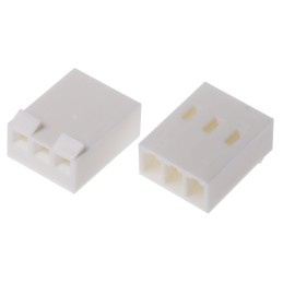 10 pcs - Molex, KK 396 Female Connector Housing, 3.96mm Pitch, 3 Way, 1 Row