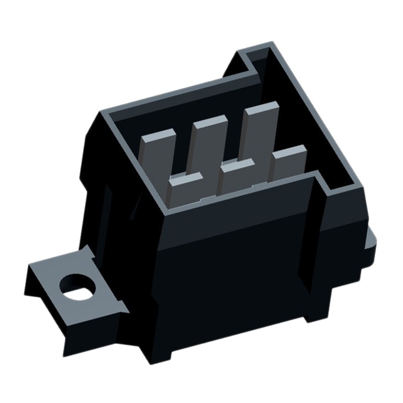 1 pcs - TE Connectivity Automotive Connector Plug 6 Way, Solder Termination