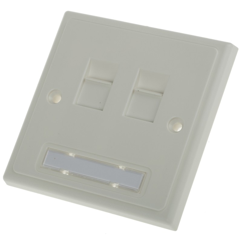 1 pcs - RS PRO Telephone Socket 2-way