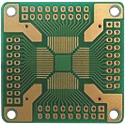1 pcs - QFP-64, 64 Way Double Sided Extender Board Converter Board FR4 40.64 x 40.64 x 1mm