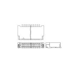 1 pcs : 046284030002846+ - FFC & FPC Connectors 0.5mm Pitch 30pos RA Dual LIF Au