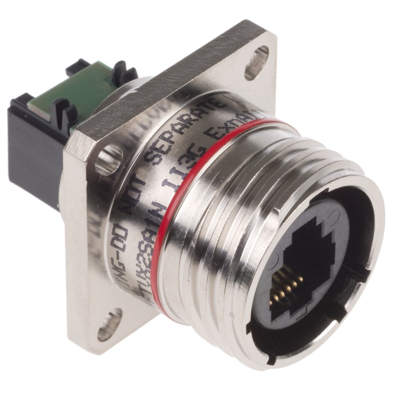 1 pcs - Amphenol RJ11FTV Series Female RJ11 Connector, Panel Mount