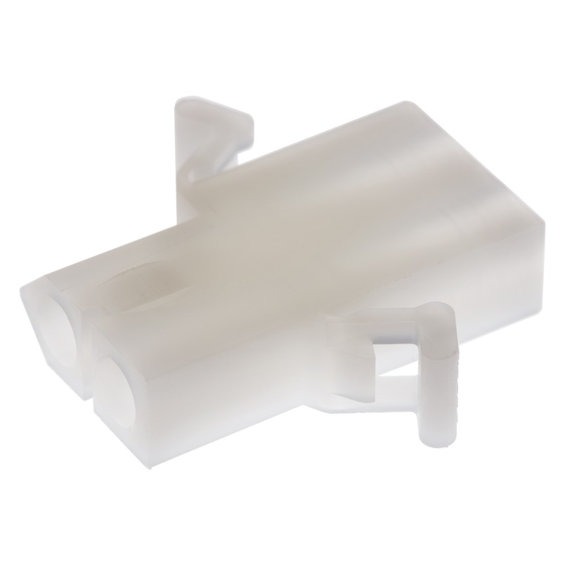 10 pcs - Molex, STANDARD .093' Female Connector Housing, 6.3mm Pitch, 2 Way, 1 Row