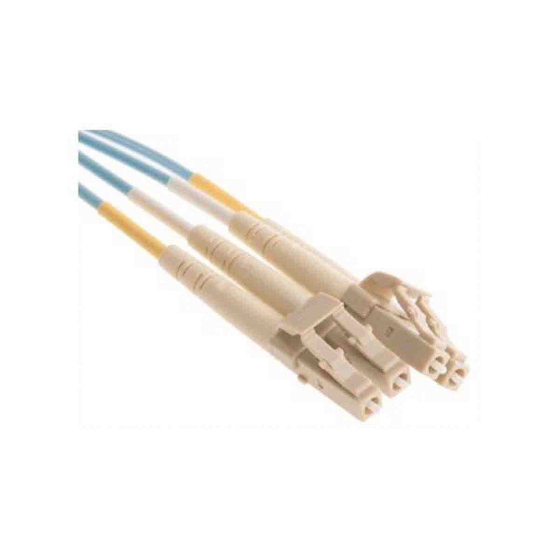 1 pcs - RS PRO LC to LC Duplex Multi Mode OM3 Fibre Optic Cable, 900μm, Blue, 5m