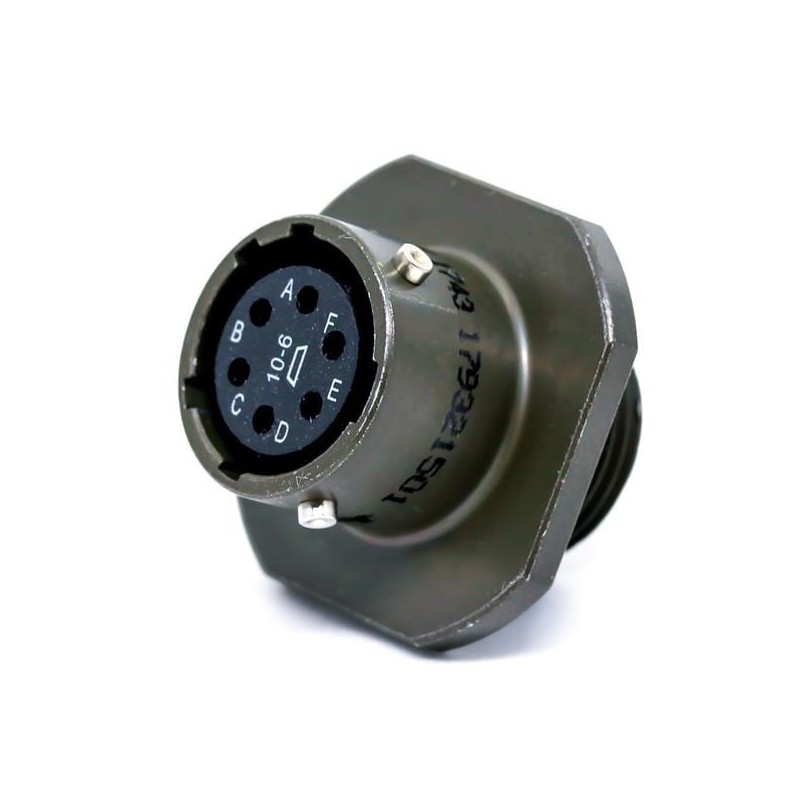 1 pcs - Amphenol Industrial 3 Way Circular Connector Receptacle, Socket Contacts