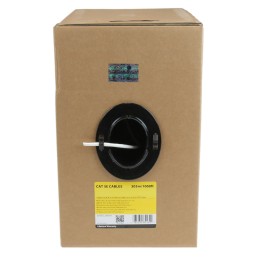 1 pcs - StarTech.com Cat5e Ethernet Cable, U/UTP, White PVC Sheath, 305m, CMR Rated