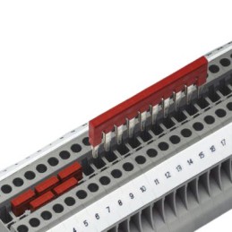 10 pcs - Phoenix Contact FBS4-6 Series Jumper Bar for Use with DIN Rail Terminal Blocks