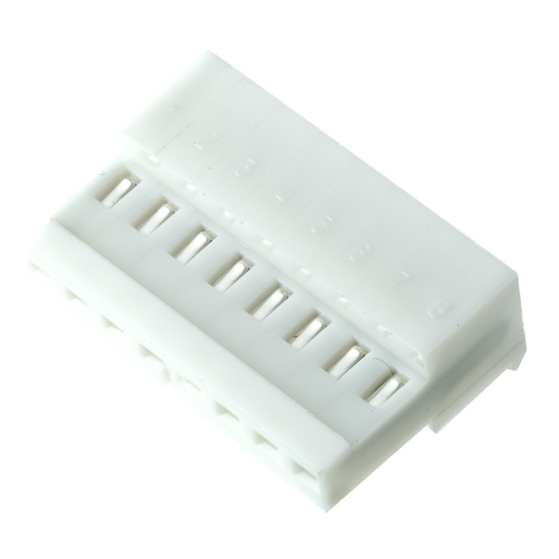 10 pcs - TE Connectivity 8-Way IDC Connector Socket for Cable Mount, 1-Row