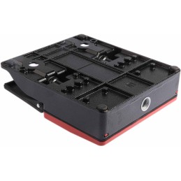 1 pcs - Bernstein AG Foot Switch Momentary Foot Switch - Aluminium Case Material, 2NO/2NC