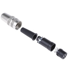 1 pcs - Binder Circular Connector, 7 Contacts, Cable Mount, M16 Connector, Socket, Female, IP40, 680 Series