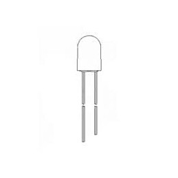 1 pcs : INL-5AB30 - Standard LEDs - Through Hole Blue LED