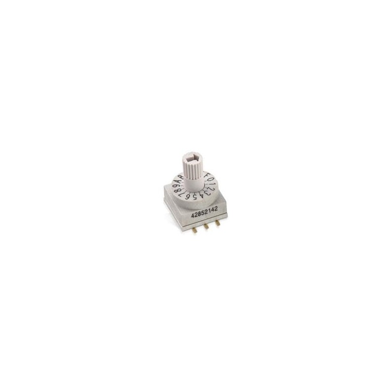 1 pcs : 428521420916 - Rotary Switches WS-ROSV IP67 16Pos 2.54mm Lt Grey