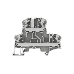 1 pcs - 1SNK Series Grey Terminal Block, 4mm², 2-Level, Push In Termination