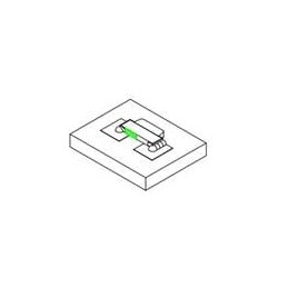 1 pcs : APGA1602SEC/E/KA - Standard LEDs - SMD 1.6X0.2MM RA 624nm RED SMD LED