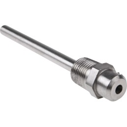 1 pcs - RS PRO Thermowell for Use with PT 100 + 10K3A1 Thermocouple, RoHS Compliant Standard