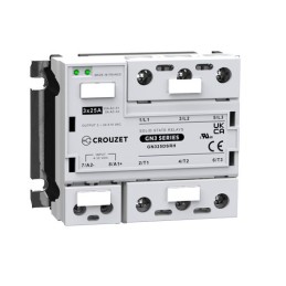 1 Box of 1 - Crouzet GN3 Series Solid State Relay, 25 A Load, Panel Mount, 510 V rms Load