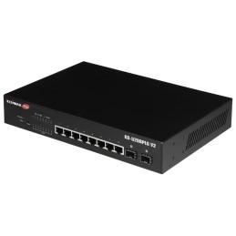 1 pcs - Edimax GS-5208PLG V2, Smart 10 Port Gigabit Switch With PoE