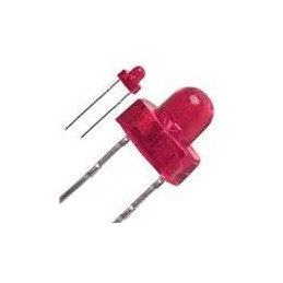 1 pcs : SLR-325VCT31 - Standard LEDs - Through Hole 3.2MM 650NM RED TRANSP