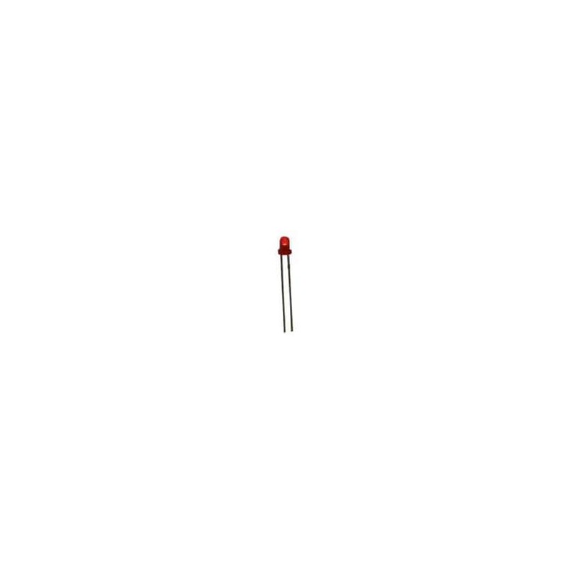 1 pcs : SSL-LX3054IT-12V - Standard LEDs - Through Hole Red 635nm 50mcd 12mA