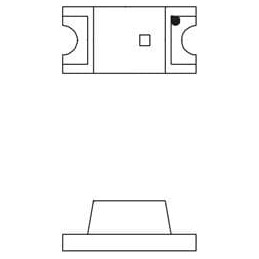 1 pcs : 7017X15 - Standard LEDs - SMD GREEN DIFFUSED