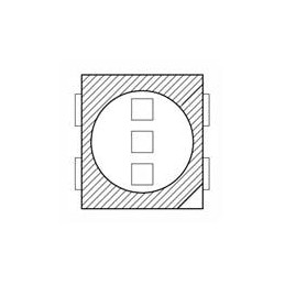 1 pcs : ASMB-LTD2-0A333 - Standard LEDs - SMD 2121 PLCC4 tricolor