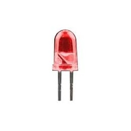 1 pcs : WP2523SURC/E - Standard LEDs - Through Hole Red 630nm 2500mcd Water Clear 12 Deg