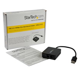 1 pcs - Startech USB Ethernet Adapter USB 2.0 USB A to SFP Fibre Optic 1000Mbit/s Network Speed