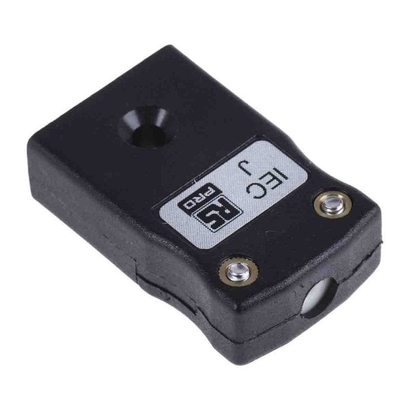 1 pcs - RS PRO In-Line Thermocouple Connector for Use with Type J Thermocouple, Miniature Size, IEC Standard