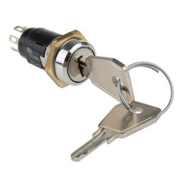 1 pcs - Key Switch, DP-CO, 1 A @ 24V ac dc / 115V ac 2-Way Common-Key