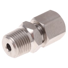 1 pcs - RS PRO Thermocouple Compression Fitting for Use with Thermocouple, 1/8 BSPT, 1mm Probe, RoHS Compliant Standard