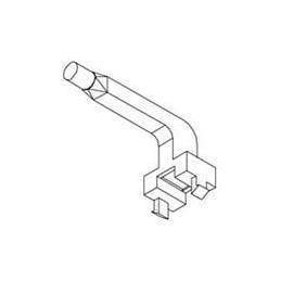 1 pcs : LPF-C011303S - LED Light Pipes 2.8mm R/A ROUND CLR