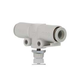 1 pcs - SMC AS Series Tube Flow Controller, 8mm Tube Inlet Port x 8mm Tube Outlet Port