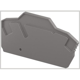 10 pcs - Entrelec End Section for Use with ZK2.5-3P PI-Spring Screwless Terminal Blocks, ZK2.5-PE-3P PI-Spring Screwless