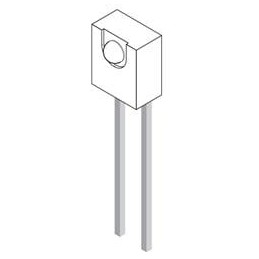 1 pcs : QSE113E3R0 - Phototransistors 0.25mA, 5V Phototransistor