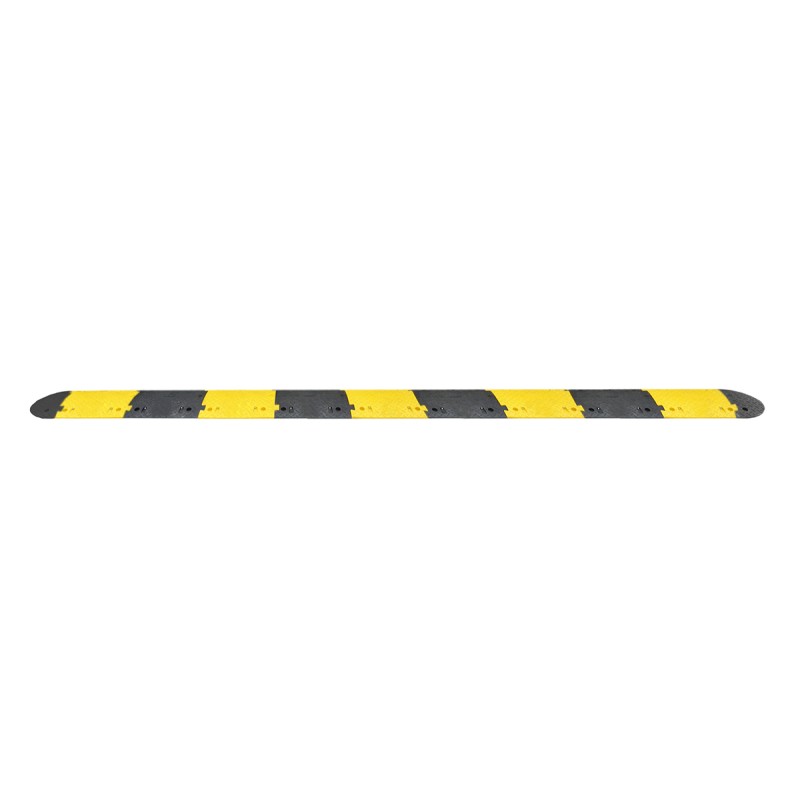 1 pcs - RS PRO High Visibility Rubber Speed Bump, 430mm x 5 m x 70 mm, 15km/h Speed Limit