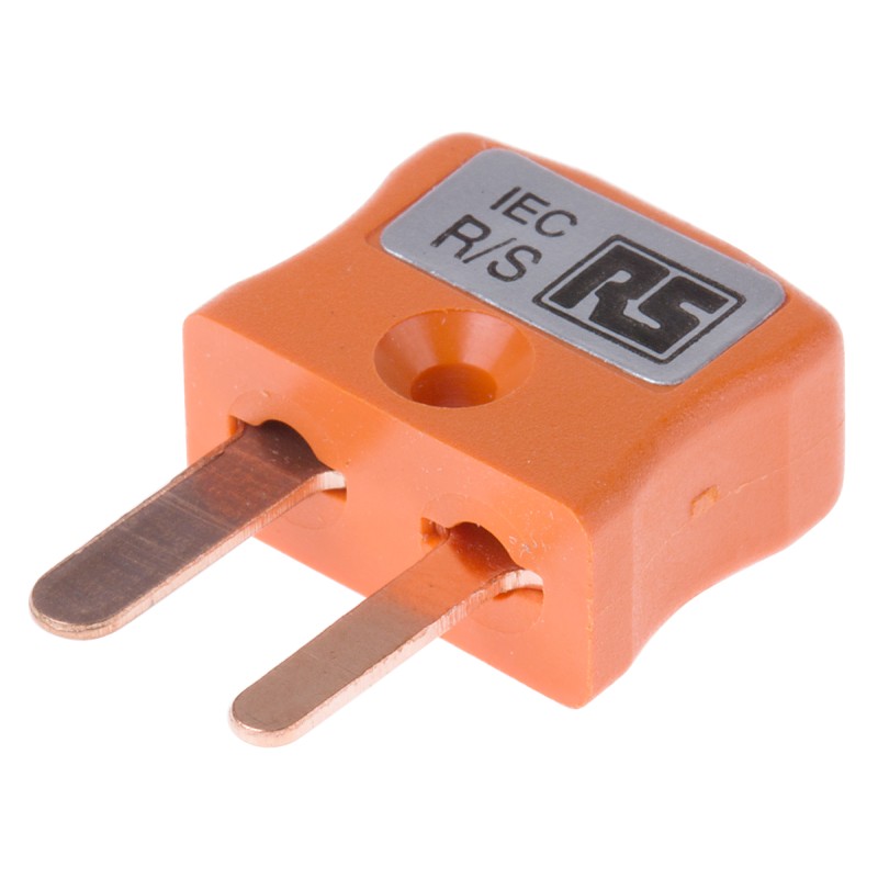 1 pcs - RS PRO Quickwire Thermocouple Connector for Use with Type R/S Thermocouple, Miniature Size, IEC Standard