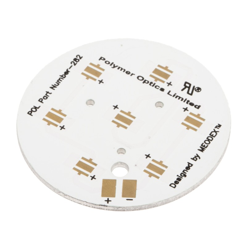 1 pcs - 282, 7 cell MCPCB LED Prototyping Board for Cree XP-C, XP-E & XP-G Series LEDs, SSC Z5 Series LEDs