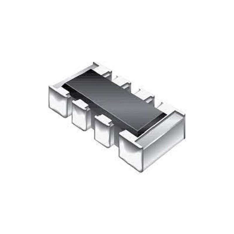 10 pcs - Bourns 1kΩ Resistor Array, 4 Resistors, 0.25W total, 1206 (3216M), Convex