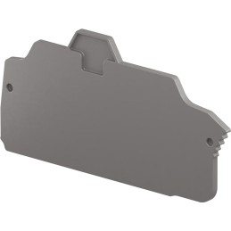 10 pcs - Entrelec End Section for Use with ZK10 PI-Spring Screwless Terminal Blocks, ZK10-PE PI-Spring Screwless Terminal