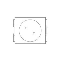 1 pcs : CMD67-21SRC/TR8 - Standard LEDs - SMD RED WATER CLEAR