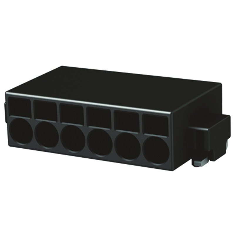 1 pcs - Harting Har-Flexicon Series PCB Terminal Block, 4-Contact, 2.54mm Pitch, Surface Mount, 2-Row, Screw Termination