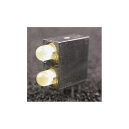 1 pcs : WP934EB/2YD - LED Circuit Board Indicators Bi Yellow 588nm Diffused 15mcd