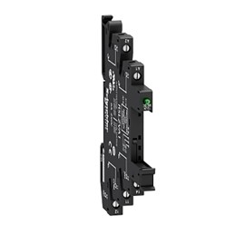 1 pcs - Schneider Electric Harmony Relay RSL 5 Pin 230V ac/dc DIN Rail Relay Socket, for use with B4ND Relays, RSL1 Relays