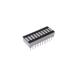 1 pcs : INBD-T11020.ANB - Led Bars & Arrays Bar Graph / Through Hole / 10 Segments / White Segment / Black Face