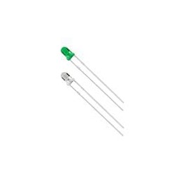 1 pcs : LTH3MM12VFR4500 - Standard LEDs - Through Hole 3mm Thru Hole LED 522nm for 12VDC