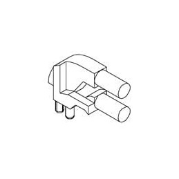 1 pcs : LPF-C012303S - LED Light Pipes DUAL 3mm R/A