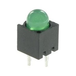 1 pcs : 550-0204F - LED Circuit Board Indicators GREEN DIFFUSED