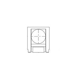 1 pcs : 591-2301-013NF - LED Circuit Board Indicators 3MM PRISM G 13' REEL