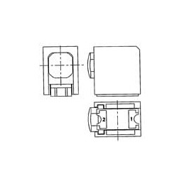 1 pcs : 595-2401-01-3NF - LED Circuit Board Indicators 2mm, Yellow PRISM Series