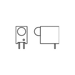 1 pcs : 551-1207F - LED Circuit Board Indicators YELLOW DIFFUSED LOW CURRENT